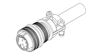 10-Pin MS Circular Connector