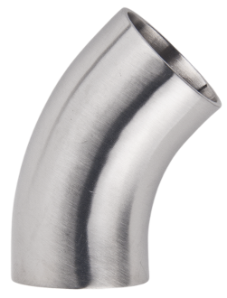Weldable 45 Elbows with Tangent