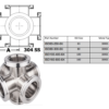 ISO 6-Way Cross - Image 2
