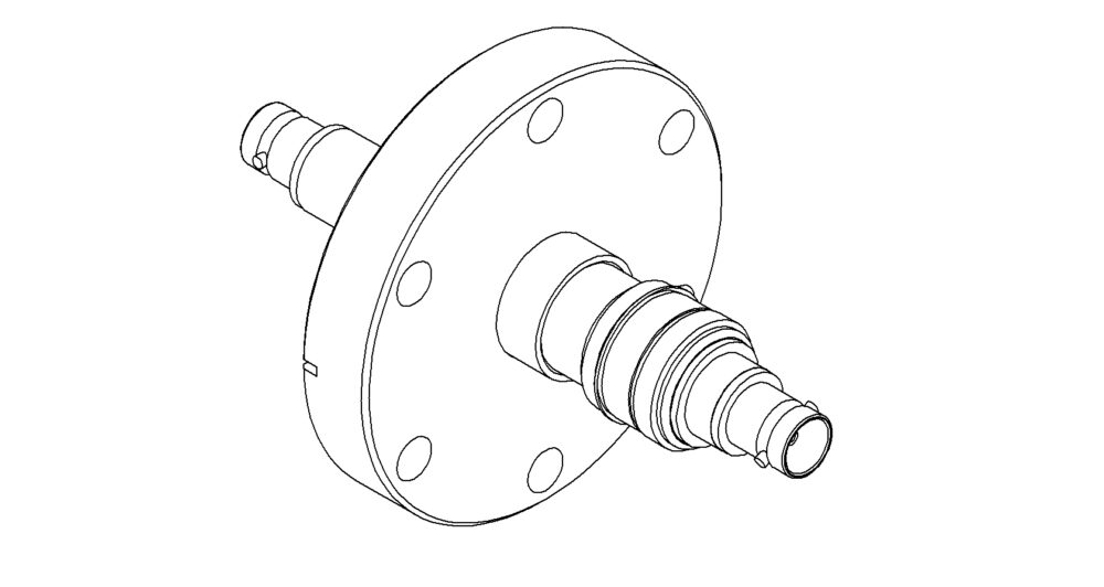 Coaxial Conflat Feedthrough