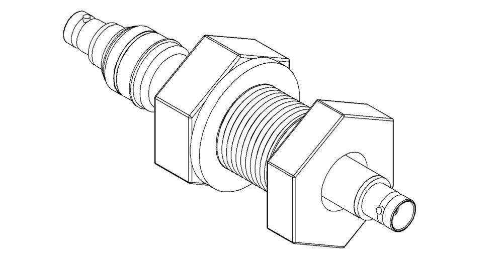 Coaxial Baseplate Feedthrough