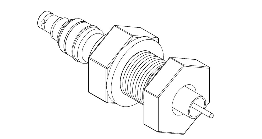 Coaxial Baseplate Feedthrough