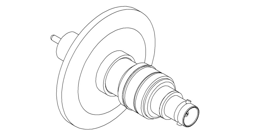 Coaxial Quick Flange Feedthrough